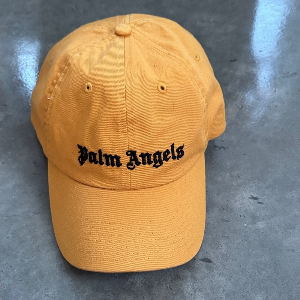 Palm Angels Mustard Yellow Baseball Cap